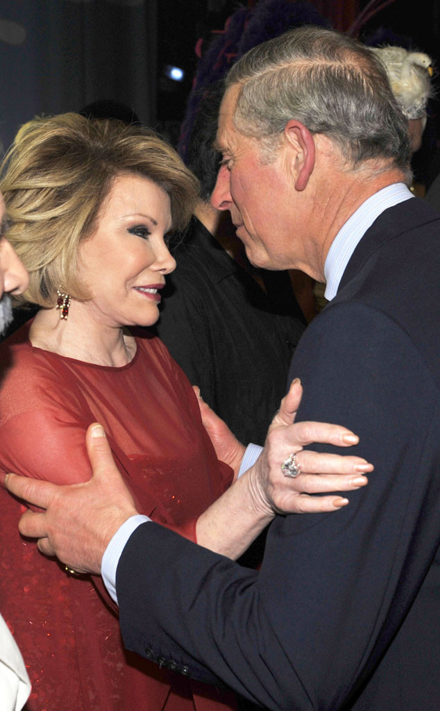 Joan Rivers, Prince Charles Joan Rivers, Prince Charles